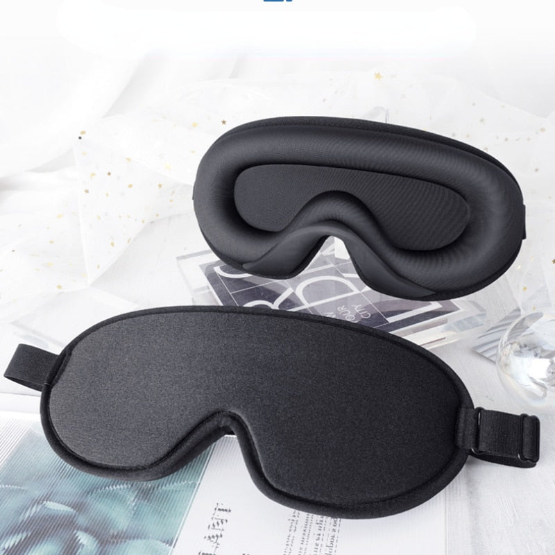 Breathable 3D Memory Foam Silk Sleep Mask – Snooze