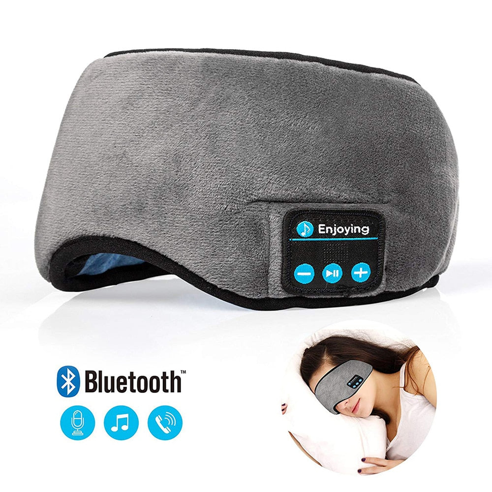 Comfortable Wireless Bluetooth Earphones / Sleeping Mask – Snooze
